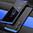 Coque Luxe Aluminum Metal Housse Etui 360 Degres pour Huawei Honor 90 5G Bleu et Noir