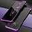 Coque Luxe Aluminum Metal Housse Etui 360 Degres pour Huawei Honor X9 5G Violet