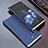 Coque Luxe Aluminum Metal Housse Etui 360 Degres pour Huawei Nova 10 Argent et Bleu