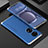 Coque Luxe Aluminum Metal Housse Etui 360 Degres pour Huawei P50 Pro Argent et Bleu