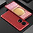 Coque Luxe Aluminum Metal Housse Etui 360 Degres pour Huawei P50e Rouge