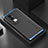 Coque Luxe Aluminum Metal Housse Etui 360 Degres pour Oppo Reno10 Pro+ Plus 5G Bleu et Noir