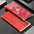 Coque Luxe Aluminum Metal Housse Etui 360 Degres pour Oppo Reno6 5G Or et Rouge