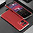 Coque Luxe Aluminum Metal Housse Etui 360 Degres pour Oppo Reno9 5G Argent et Rouge