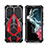 Coque Luxe Aluminum Metal Housse Etui 360 Degres pour Samsung Galaxy S22 Ultra 5G Petit