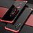 Coque Luxe Aluminum Metal Housse Etui 360 Degres pour Vivo X60 5G Rouge et Noir