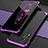 Coque Luxe Aluminum Metal Housse Etui 360 Degres pour Vivo X60T 5G Violet et Noir