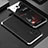 Coque Luxe Aluminum Metal Housse Etui 360 Degres pour Vivo X70t Argent et Noir