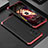 Coque Luxe Aluminum Metal Housse Etui 360 Degres pour Vivo X70t Rouge et Noir