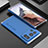 Coque Luxe Aluminum Metal Housse Etui 360 Degres pour Xiaomi Mi 11 Ultra 5G Argent et Bleu