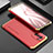Coque Luxe Aluminum Metal Housse Etui 360 Degres pour Xiaomi Mi 11i 5G Or et Rouge