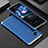 Coque Luxe Aluminum Metal Housse Etui 360 Degres pour Xiaomi Mi 12 5G Argent et Bleu