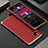 Coque Luxe Aluminum Metal Housse Etui 360 Degres pour Xiaomi Mi 12 Pro 5G Or et Rouge