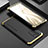 Coque Luxe Aluminum Metal Housse Etui 360 Degres pour Xiaomi Poco F3 5G Or et Noir