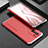 Coque Luxe Aluminum Metal Housse Etui 360 Degres pour Xiaomi Redmi K40 5G Argent et Rouge