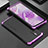 Coque Luxe Aluminum Metal Housse Etui 360 Degres pour Xiaomi Redmi Note 10 JE 5G Violet