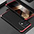 Coque Luxe Aluminum Metal Housse Etui 360 Degres pour Xiaomi Redmi Note 13 5G Rouge et Noir