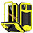 Coque Luxe Aluminum Metal Housse Etui 360 Degres RJ2 pour Apple iPhone 15 Plus Jaune