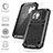 Coque Luxe Aluminum Metal Housse Etui 360 Degres RJ4 pour Apple iPhone 13 Pro Max Petit