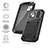 Coque Luxe Aluminum Metal Housse Etui 360 Degres RJ4 pour Apple iPhone 15 Plus Petit