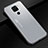 Coque Luxe Aluminum Metal Housse Etui C01 pour Xiaomi Redmi Note 9 Argent