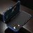 Coque Luxe Aluminum Metal Housse Etui M01 pour Huawei Honor V30 5G Bleu et Noir