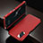 Coque Luxe Aluminum Metal Housse Etui M01 pour Huawei Honor V30 5G Rouge