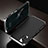 Coque Luxe Aluminum Metal Housse Etui M01 pour Huawei Honor View 30 5G Argent et Noir