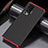 Coque Luxe Aluminum Metal Housse Etui M02 pour Vivo X51 5G Rouge et Noir