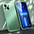 Coque Luxe Aluminum Metal Housse Etui M03 pour Apple iPhone 13 Mini Vert