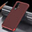 Coque Luxe Aluminum Metal Housse Etui M03 pour Vivo X50 5G Rouge