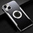 Coque Luxe Aluminum Metal Housse Etui M07 pour Apple iPhone 13 Mini Argent