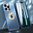 Coque Luxe Aluminum Metal Housse Etui M08 pour Apple iPhone 13 Pro Petit