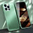 Coque Luxe Aluminum Metal Housse Etui M09 pour Apple iPhone 14 Pro Vert