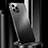 Coque Luxe Aluminum Metal Housse Etui pour Apple iPhone 13 Pro Max Noir