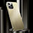 Coque Luxe Aluminum Metal Housse Etui pour Apple iPhone 14 Pro Or