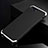 Coque Luxe Aluminum Metal Housse Etui pour Apple iPhone 8 Plus Argent et Noir