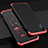 Coque Luxe Aluminum Metal Housse Etui pour Apple iPhone X Rouge et Noir
