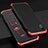 Coque Luxe Aluminum Metal Housse Etui pour Apple iPhone Xs Rouge et Noir