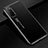 Coque Luxe Aluminum Metal Housse Etui pour Huawei Honor Play4 5G Noir