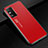 Coque Luxe Aluminum Metal Housse Etui pour Huawei Honor X10 Max 5G Rouge