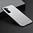 Coque Luxe Aluminum Metal Housse Etui pour Huawei P40 Lite 5G Argent