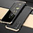 Coque Luxe Aluminum Metal Housse Etui pour Oppo Reno3 Or et Noir