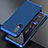 Coque Luxe Aluminum Metal Housse Etui pour Oppo Reno3 Pro Bleu