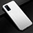 Coque Luxe Aluminum Metal Housse Etui pour Realme X7 5G Argent