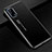 Coque Luxe Aluminum Metal Housse Etui pour Realme X7 5G Noir