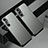 Coque Luxe Aluminum Metal Housse Etui pour Samsung Galaxy S21 FE 5G Gris