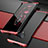 Coque Luxe Aluminum Metal Housse Etui pour Vivo Nex 3 Rouge et Noir