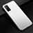 Coque Luxe Aluminum Metal Housse Etui pour Xiaomi Redmi K30S 5G Argent