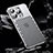 Coque Luxe Aluminum Metal Housse Etui QC1 pour Apple iPhone 13 Pro Max Petit